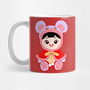 Chinese zodiac Mouse Female Mug